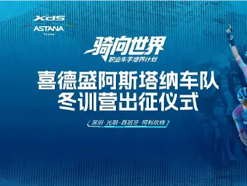 喜德盛“骑向世界”计划启航，六名中国车手出征西班牙冬训