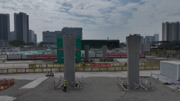 建立交也能用上“装配式”!国内首例采用八边形承插式节段拼装桥墩施工的立交桥梁在深圳实施