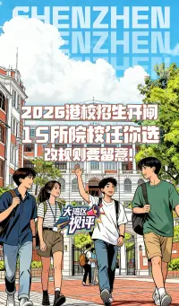 大湾区视评|2026 港校招生开闸！15所院校任你选