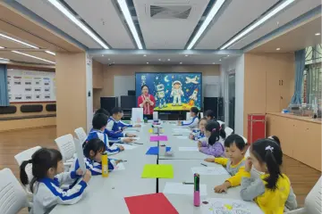 福田南园街道沙埔头社区开展“童心绘梦 逐梦苍穹”航天主题绘画活动