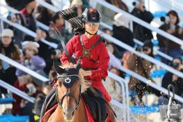 龙岗11岁少女骑射赛场展英姿！12秒5箭全中助中国队晋级