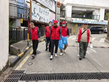 罗湖区翠竹街道退役军人以“清洁家园”迎接新年