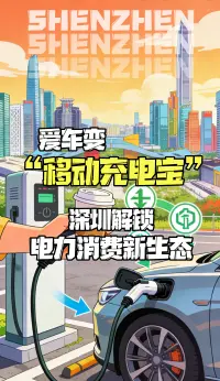 爱车变 “移动充电宝” 
 深圳解锁电力消费新生态