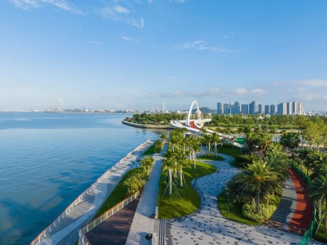 滨海湾科创海岸线入选全国精品骑行路线!