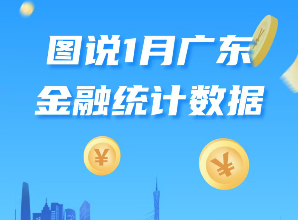 贷款余额突破30万亿元！1月广东金融统计数据出炉