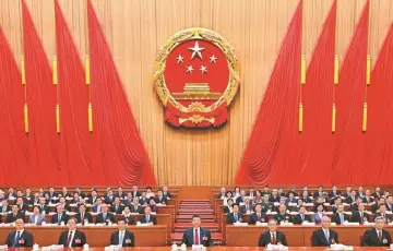 广东代表团举行全体会议审议政府工作报告 黄坤明谌贻琴孟凡利黄楚平等发言
