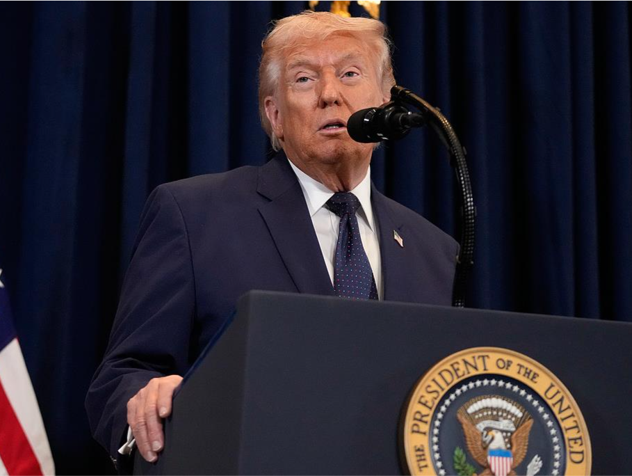 特朗普称对伊朗军事行动“即将结束”