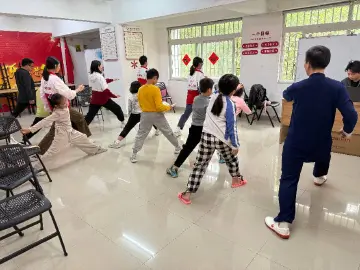 罗湖民新社区开展儿童青少年太极初体验活动