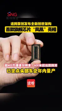 速腾聚创发布全新创世架构及其首款芯片“凤凰”，已定点头部车企年内量产