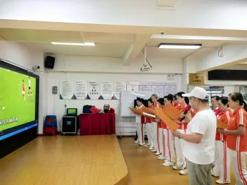 罗湖大塘龙社区开展《粤战粤勇》歌曲传唱活动 以歌声传递赛事拼搏精神