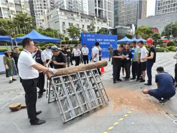 罗湖水贝社区举办企业职工突发事件应急处置技能大比武
