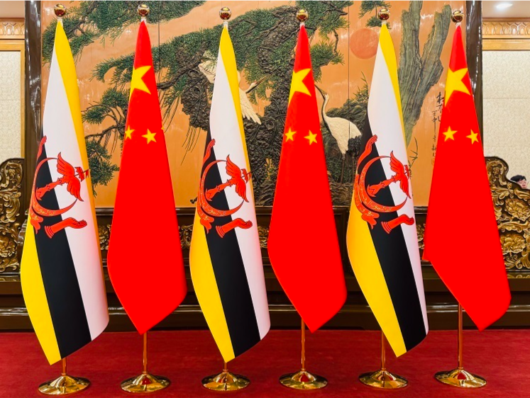 习近平会见文莱王储比拉