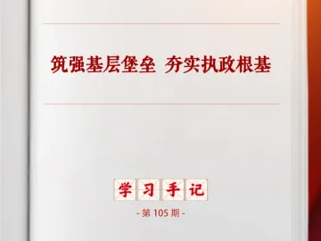 学习手记|筑强基层堡垒 夯实执政根基
