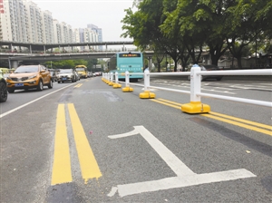 深圳首创“会走路”的潮汐车道