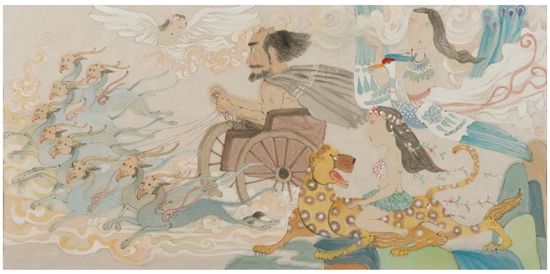 《开天辟地中华创世神话连环画绘本》举行赠书仪式