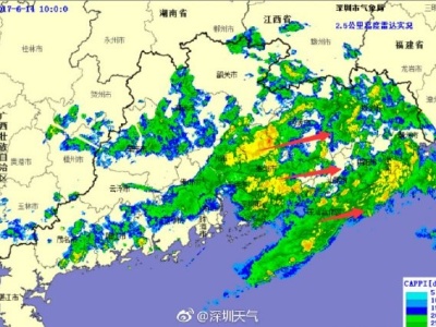 14日上午阵雨频密 深圳未来一周多阵雨