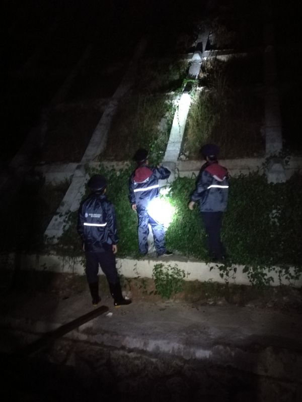 在防御台风“苗柏”一线，燕罗街道这批人日夜值守