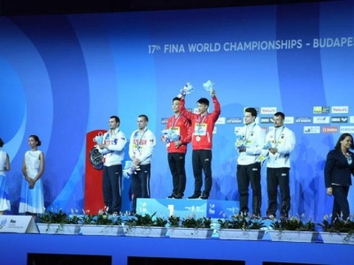 第17届世界游泳锦标赛第五比赛日：中国队5金居首