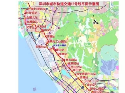 @深圳人：地铁12号线33个站点“曝光”，竟有18个换乘站