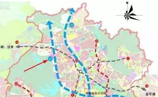 深圳地铁33号线规划曝光 龙华将有一条地铁利好百万人