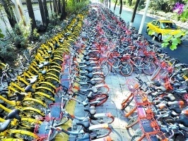 广州叫停新投放共享单车 旧车乱停将清理