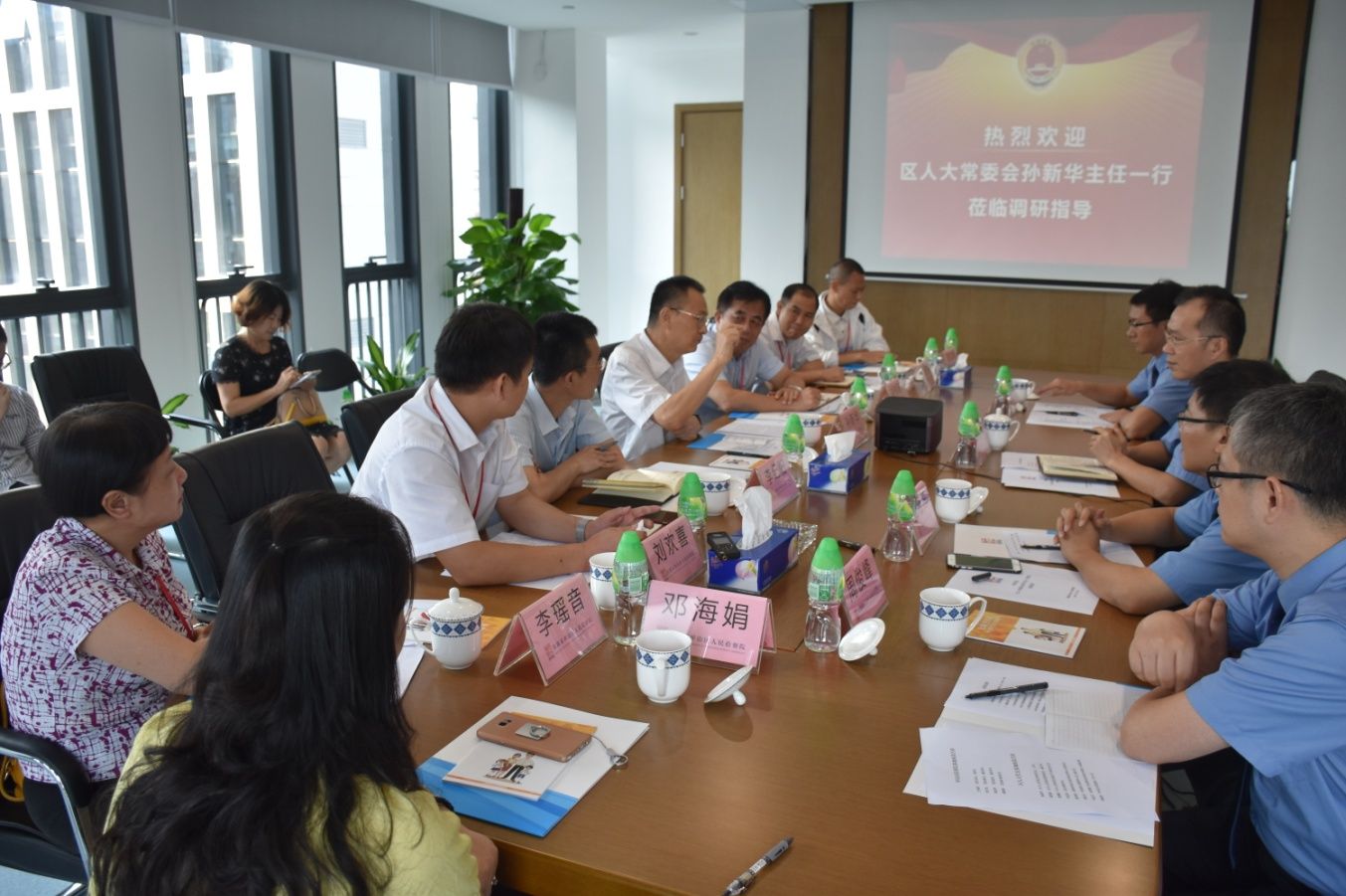 坪山区人大领导调研区人民检察院筹建工作情况