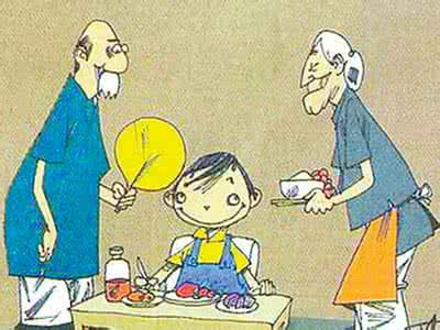 孩子放暑假老人累瘫 体力消耗大精神压力也不小 