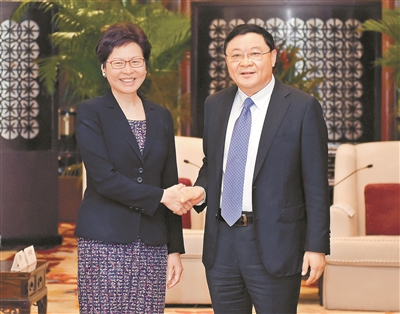林郑月娥率队考察深圳 推动港深更加紧密合作
