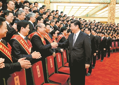 习近平会见全国社会治安综合治理表彰大会代表