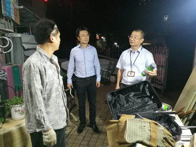 福田区领导挂帅夜查辖区安全生产敏感部位