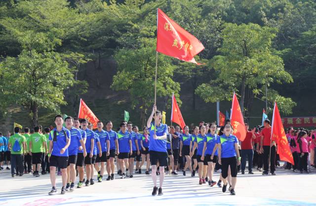 燕罗街道举办首届快乐跑活动 来看看各队伍风采