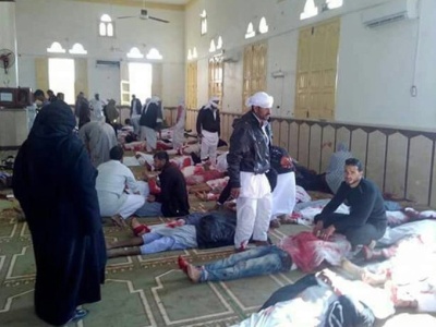 埃及清真寺恐袭事件已致305人死亡 包括27名儿童