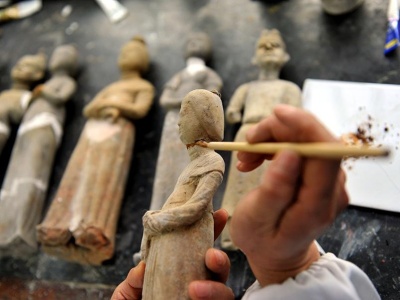 中国加强可移动文物保护 5年来修复文物4万余件