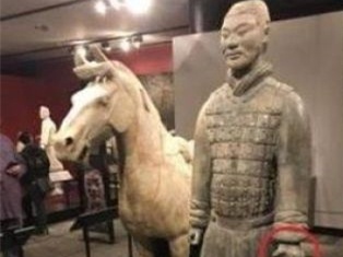 中国兵马俑在美展出拇指被盗 陕西文物交流中心回应