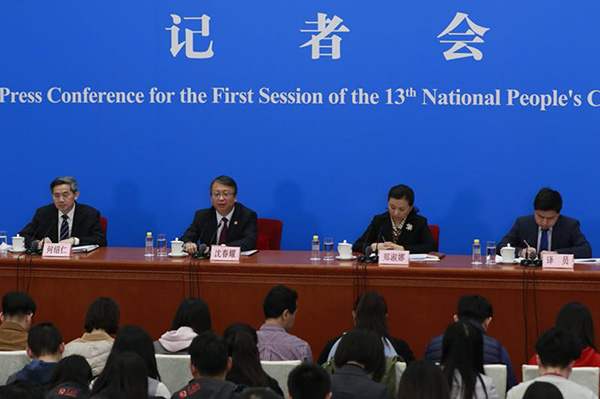 十三届全国人大一次会议秘书处法案组回应宪法修正案热点问题