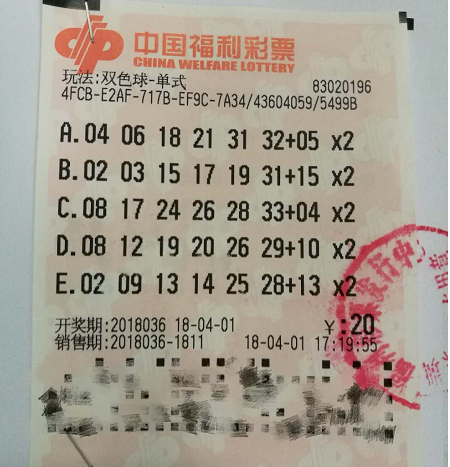 守号十年，这对表兄弟喜中双色球2000万元