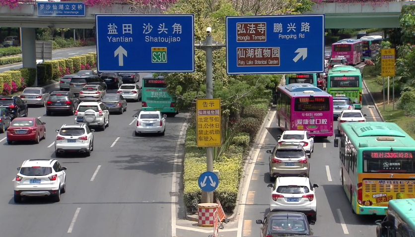 假期第一天，开车去仙湖和东部的朋友意志都很坚强