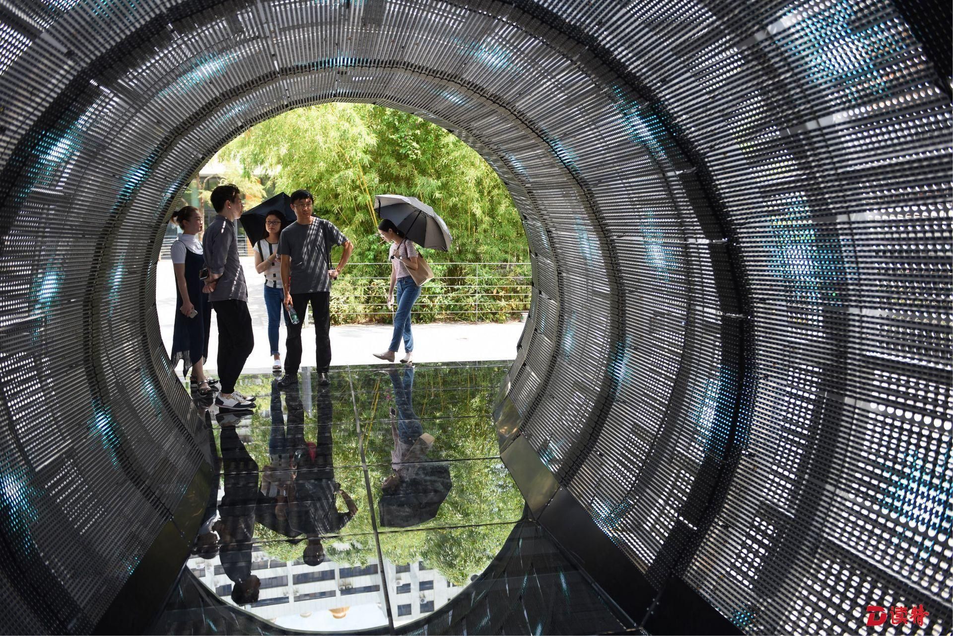 2018首届深圳艺术双年展热度不减  户外作品亮点纷呈
