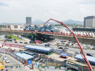 高难度！深圳地铁6号线合薯区间150米大跨桥合拢
