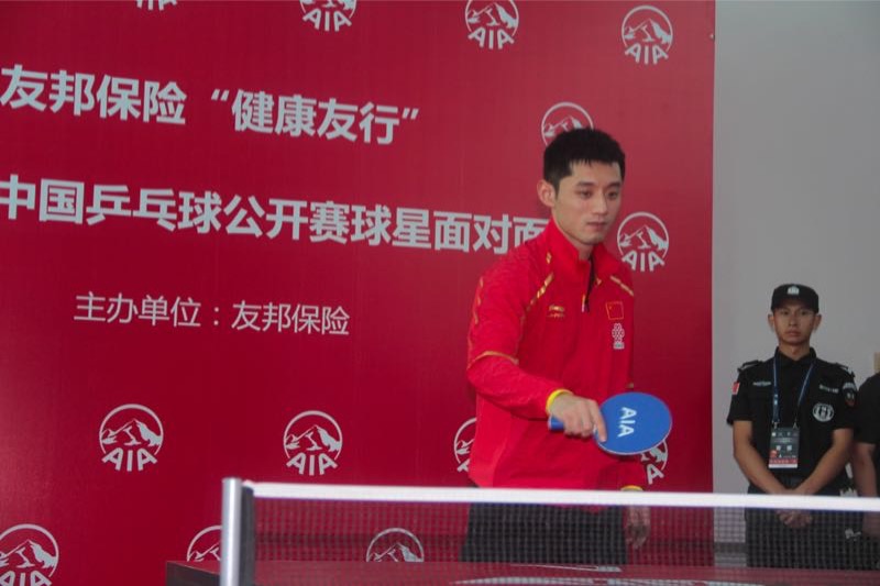 2018中国乒乓球公开赛 张继科:状态正慢慢好起来