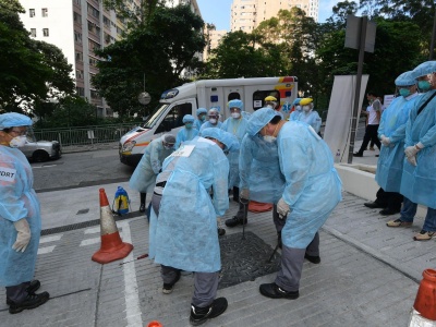 防患于未然！香港举行演习测试政府应对疾病Ｘ能力