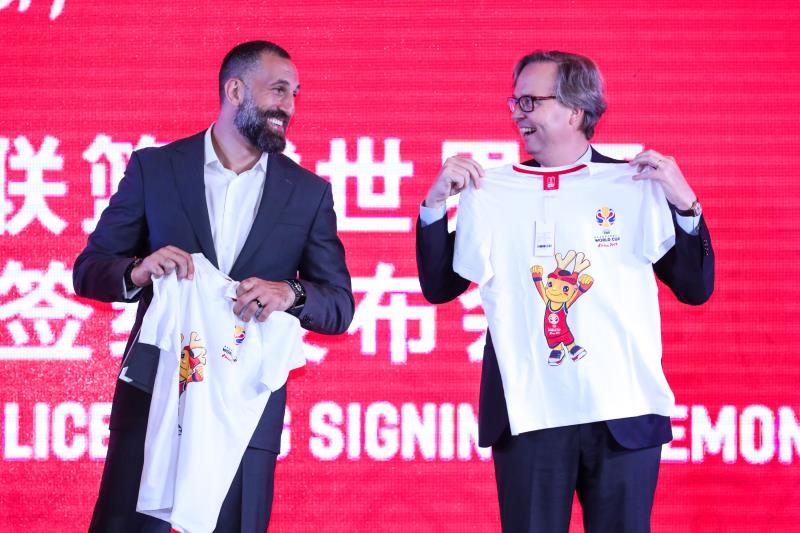 篮球世界杯特许商品计划在深启动 预选赛中韩大战即将上演