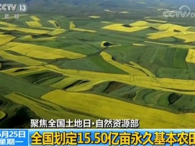 中国土地资源家底如何？划定15.5亿亩为永久基本农田