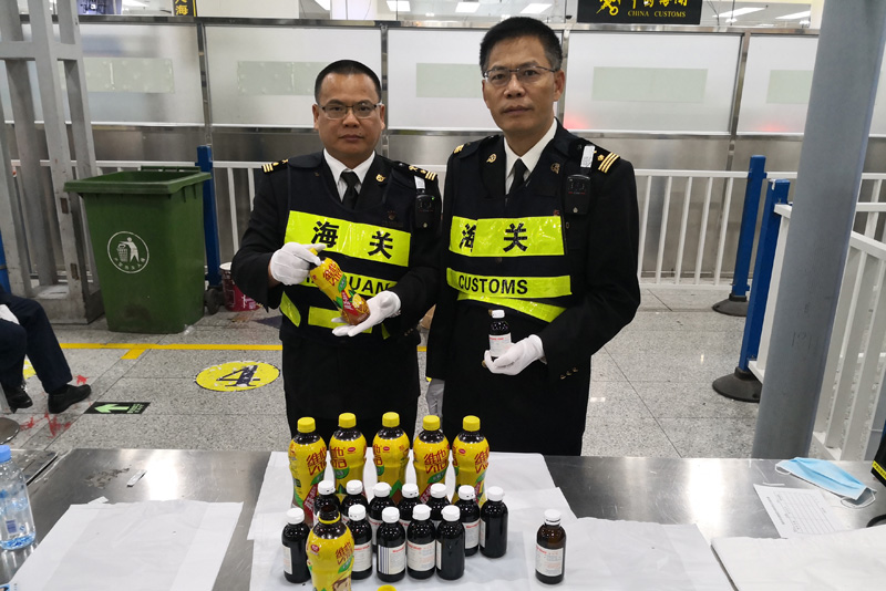皇岗海关五个月查106升止咳水 当事人多为80后90后