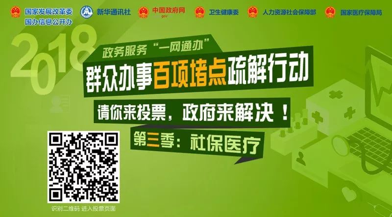 第三季群众办事堵点征集来啦，快来投票！