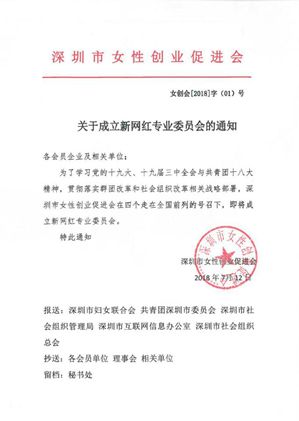 深圳即将成立新网红专委会 在主旋律下奏响她时代最强音