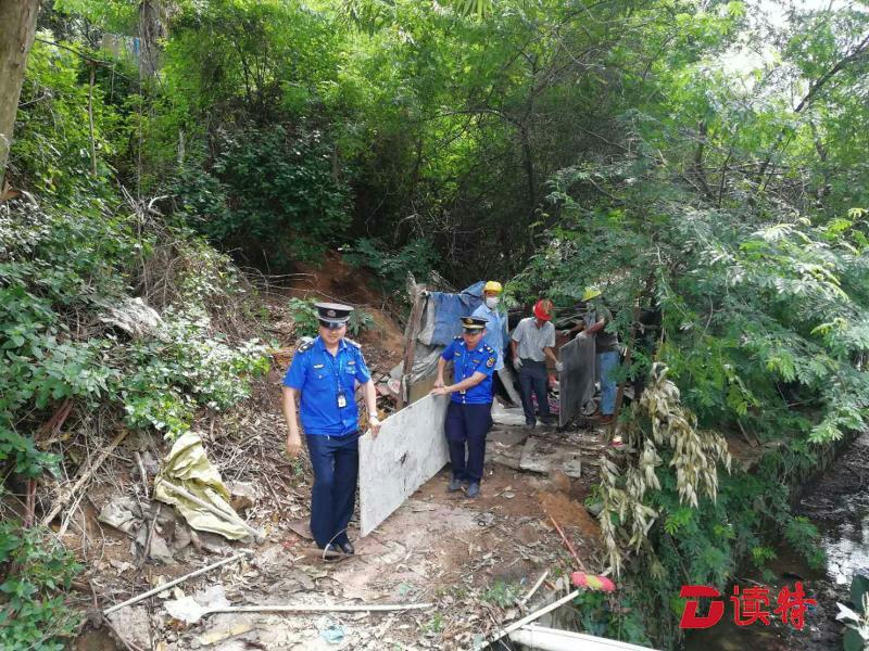 燕罗两日拆除乱搭建千余平方米