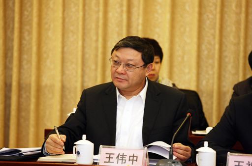 王伟中会见日本众议长大岛理森