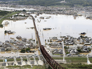 日本遭遇30多年来最严重暴雨 已致222人死亡 17人失踪