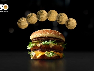 巨无霸50周年，麦当劳推出限量收藏币
